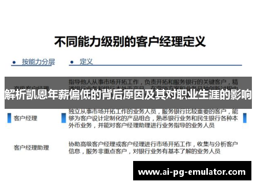 解析凯恩年薪偏低的背后原因及其对职业生涯的影响