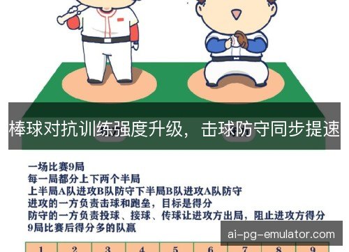 棒球对抗训练强度升级，击球防守同步提速
